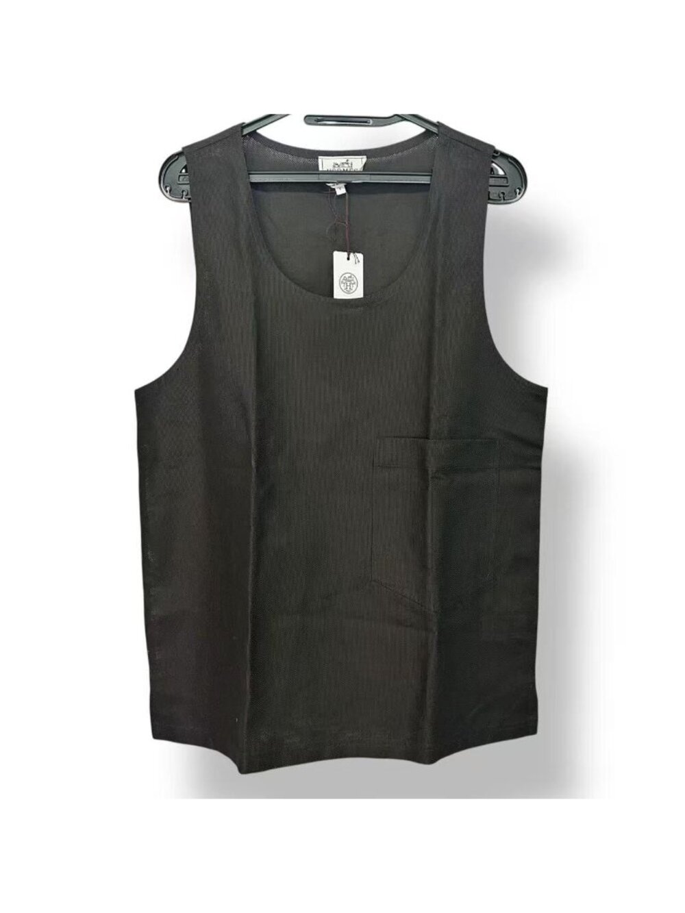 Hermes Top Vest Sleeveless Black